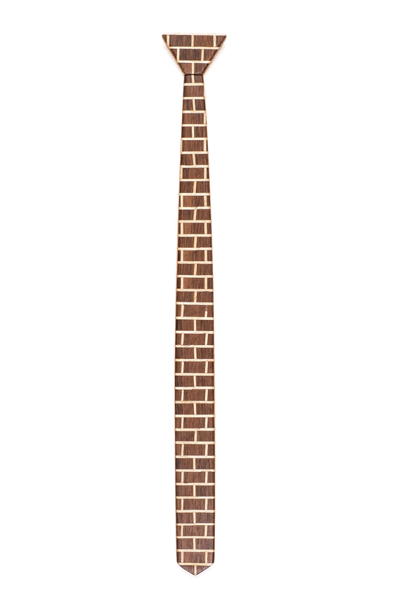 Skinny Brick Wooden Tie