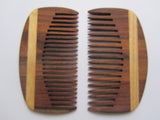 Handmade, Wooden Hair Beard Comb Anti Static Fine tooth or Wide tooth