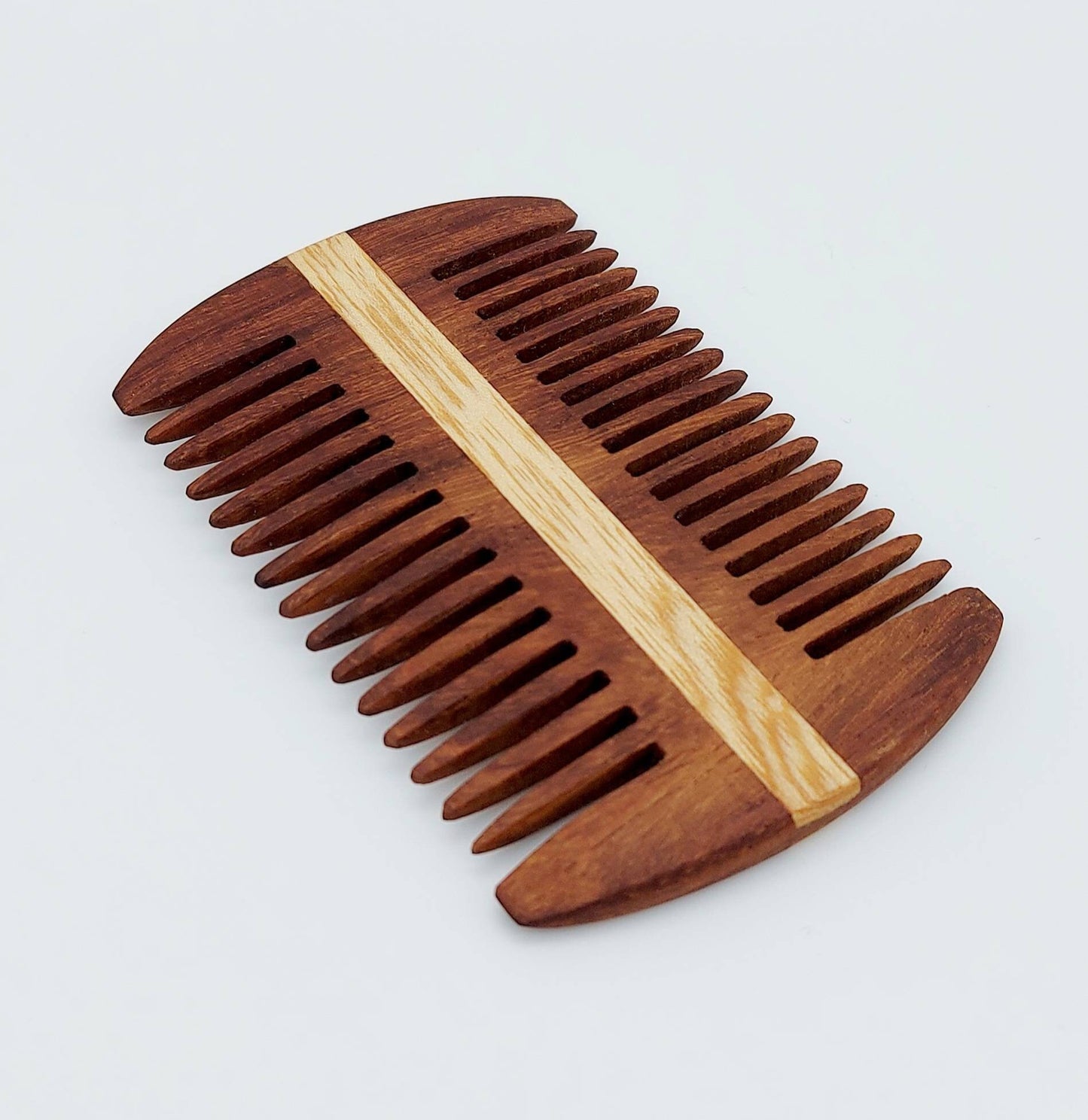 Handmade Double Sided Wooden Beard & Hair Comb