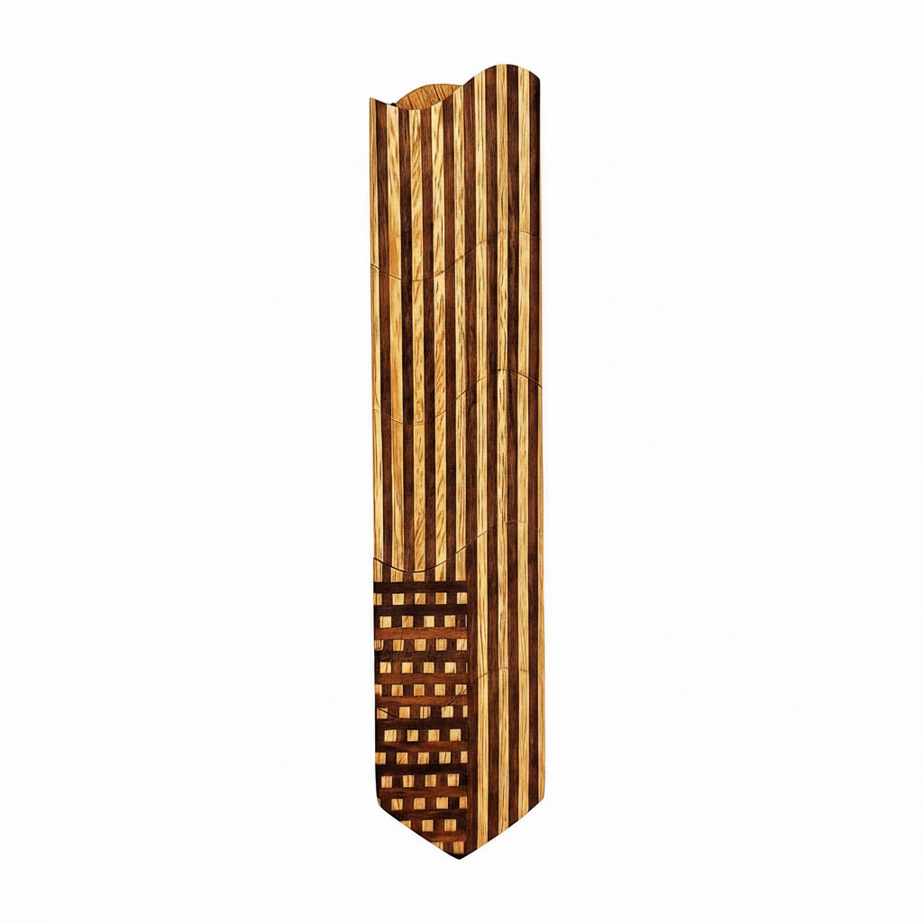 Classic American Flag Wooden Tie