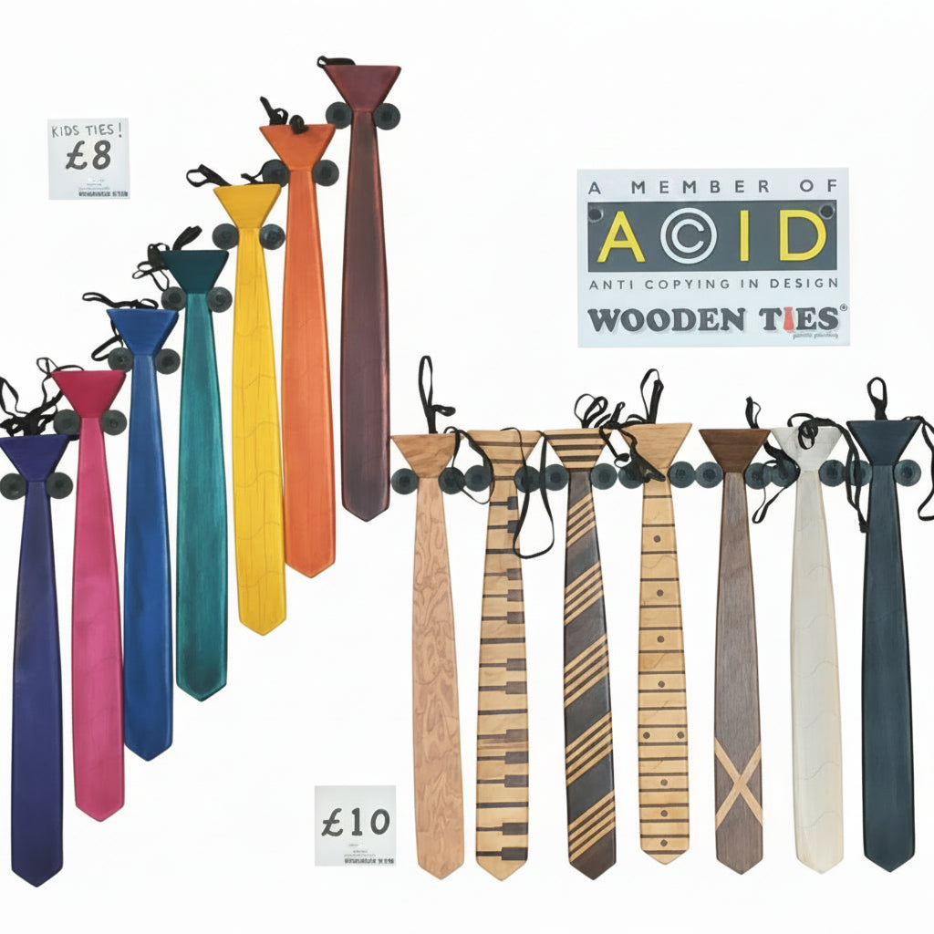 Wooden Ties for Kids
