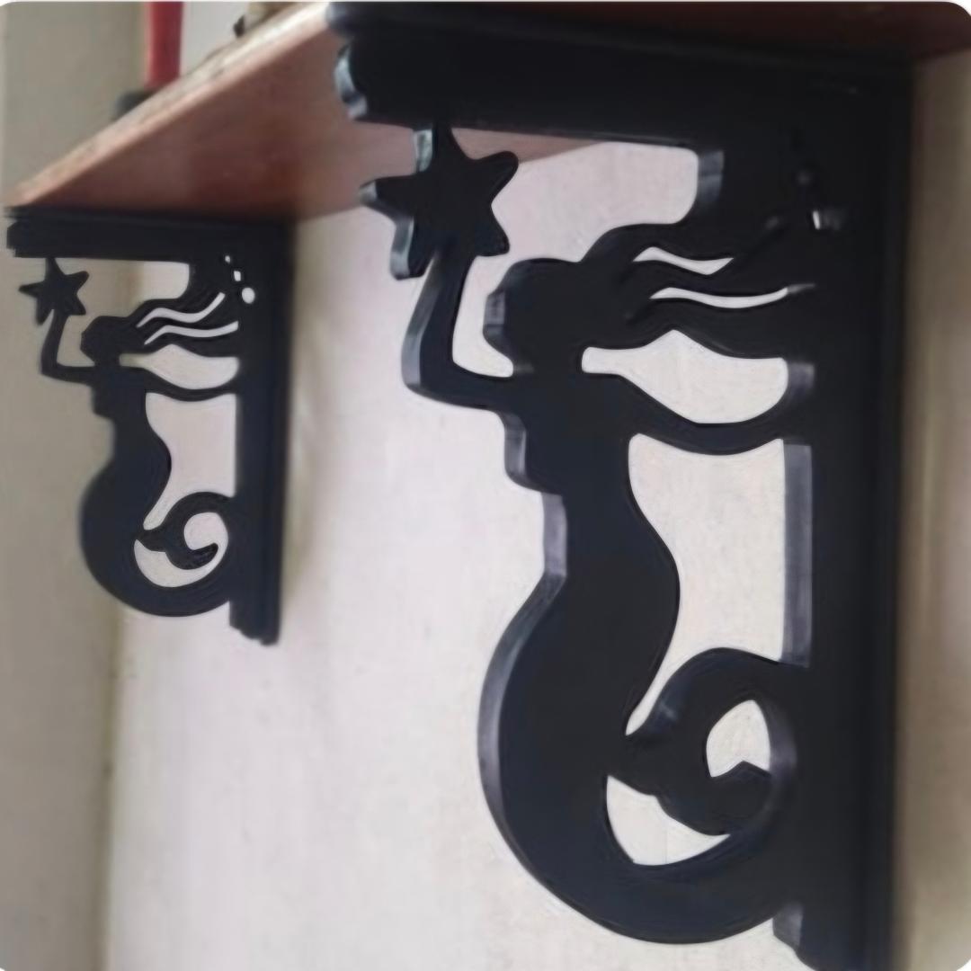 Mermaid Shelving Brackets
