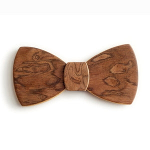 Butterfly Wood Bow Tie - Mud Splash
