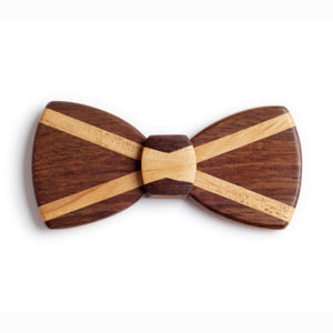 Butterfly Wooden Bow Tie - Scottish Flag