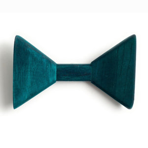 Flexible Green Wooden Bow Tie