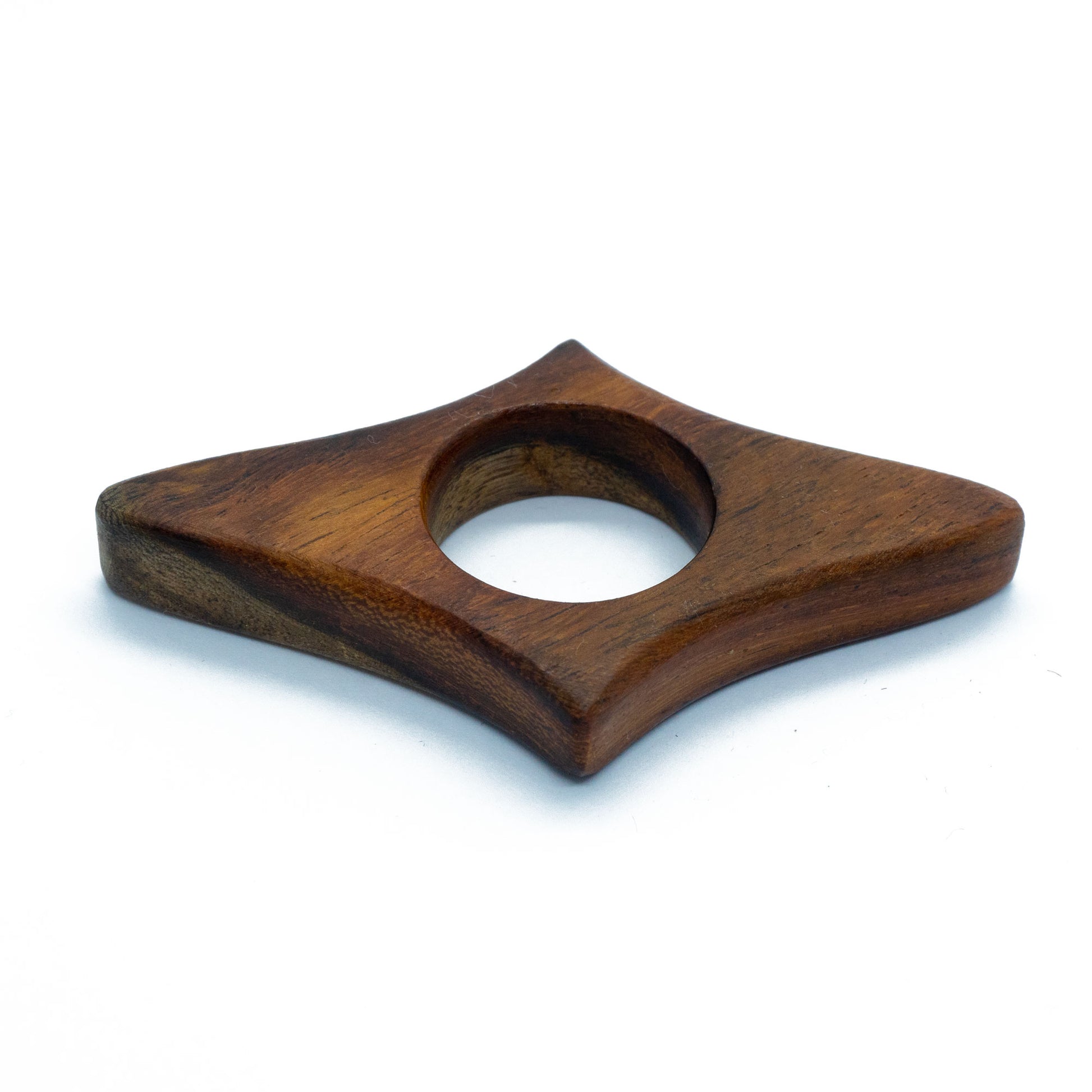 Dark wood page holder