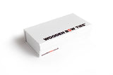 wooden bow tie product shot packaging