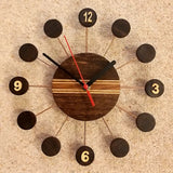 Retro Style Wooden Wall Clock