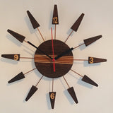 Retro Style Wooden Wall Clock