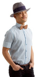 Butterfly Wood Bow Tie - Mud Splash