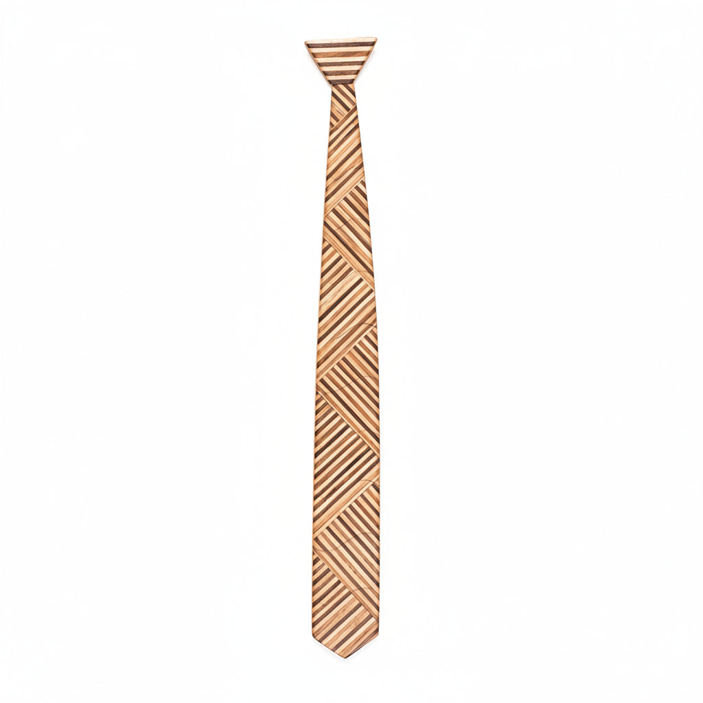 Classic Multi Z thin Wooden Tie