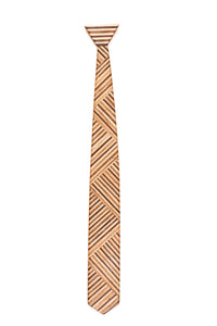 Classic Multi Z thin Wooden Tie