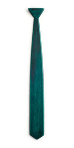 Classic Green Wooden Tie