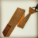 Classic American Flag Wooden Tie