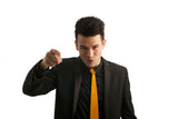 Classic Orange Wooden Tie