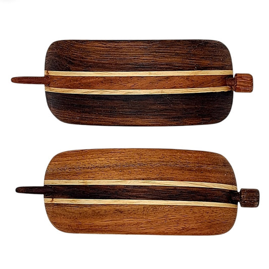 Handmade Wooden Hair Clasp & Barrette