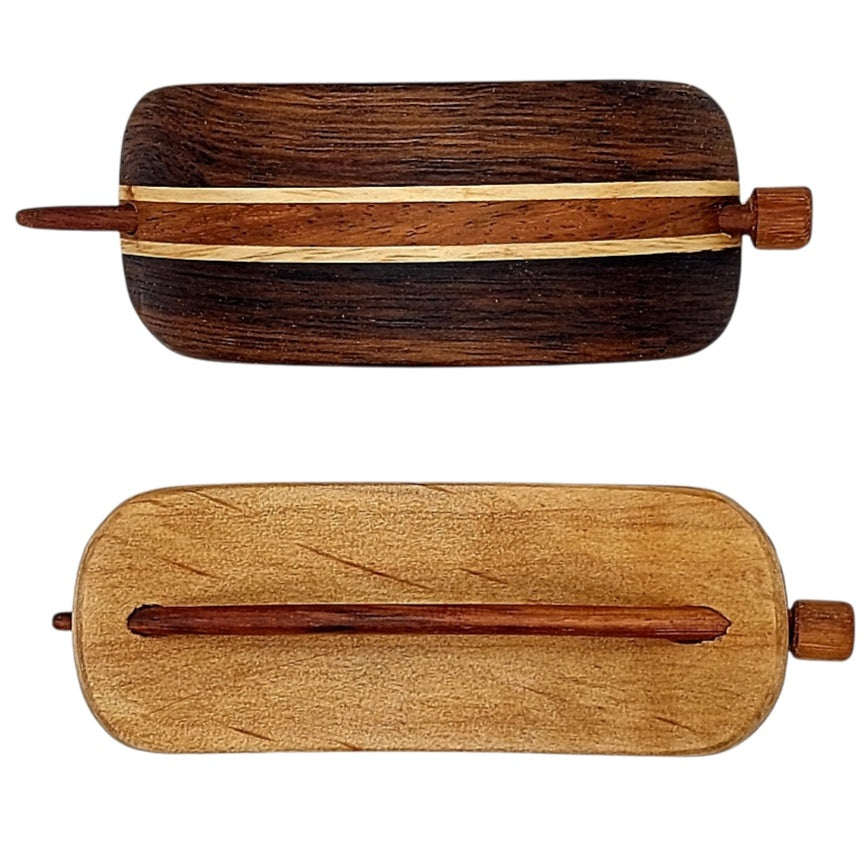 Handmade Wooden Hair Clasp & Barrette