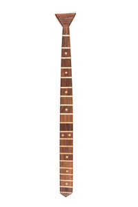 Skinny Guitar Fret Dark Wooden Tie