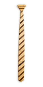 Skinny Diagonal Wooden Tie (2 wood)