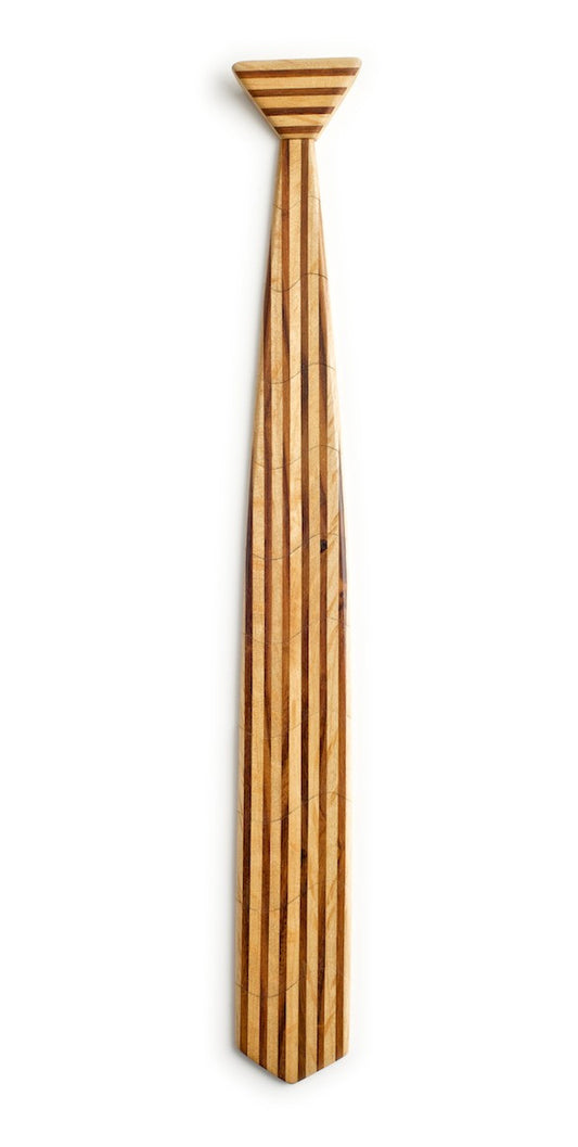Pinstripe Wooden Tie
