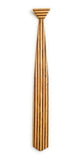 Classic Pinstripe Wooden Tie