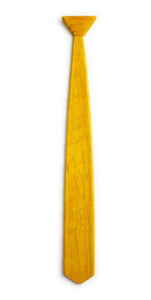 Classic Yellow Wooden Tie