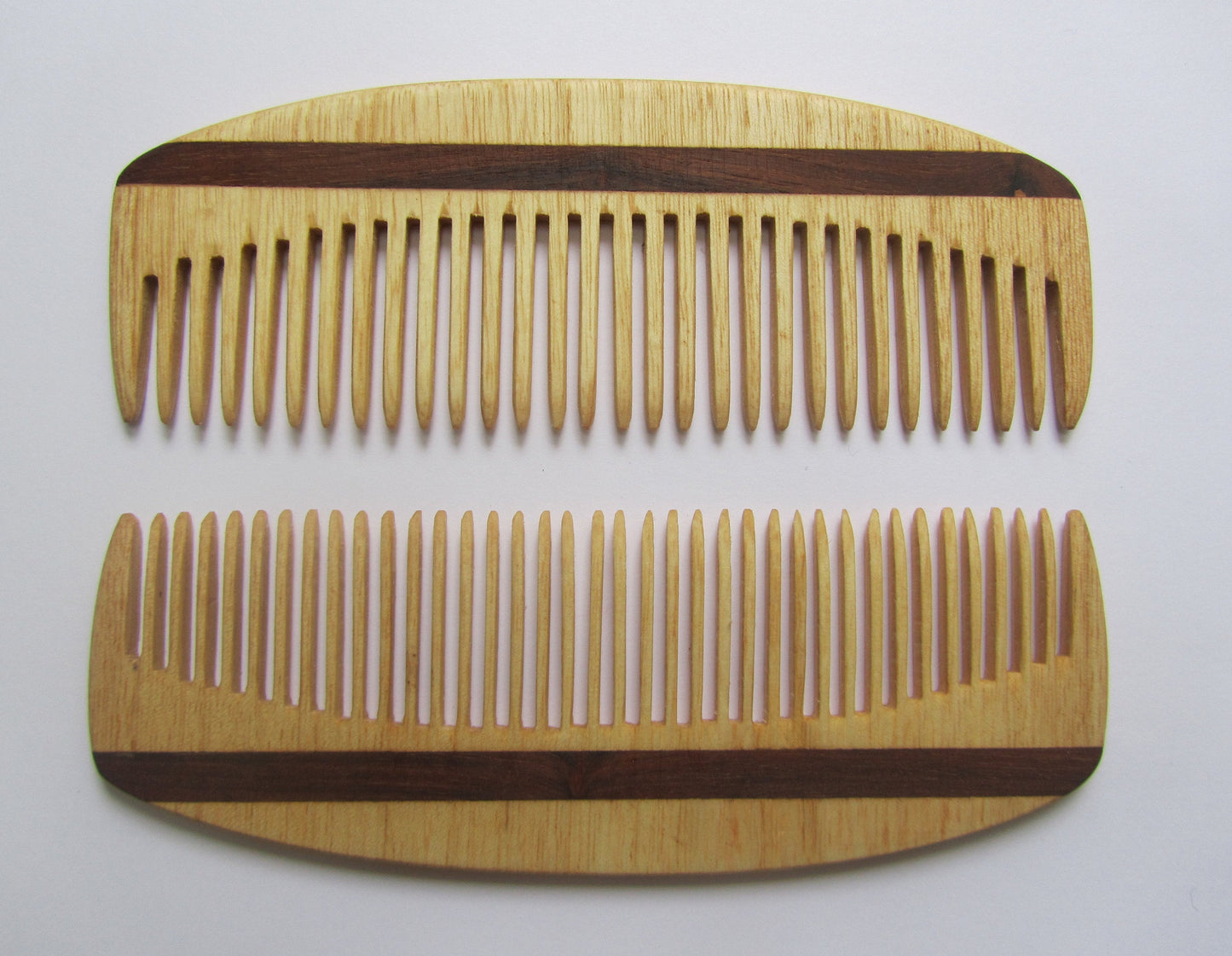 Handmade, Wooden Hair Beard Comb Anti Static Fine tooth or Wide tooth