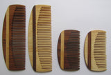 Handmade, Wooden Hair Beard Comb Anti Static Fine tooth or Wide tooth