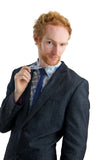 Classic Blue Wooden Tie