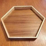 Hexagonal Wooden Tray