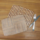 Handmade Veneered Table Setting Mats Charcuterie Boards