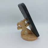 Wooden Mobile Phone Stand - Girls martial arts