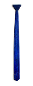 Classic Blue Wooden Tie