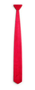 Classic Pink Wooden Tie